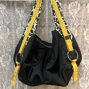 Hobo 1154 Lill Studio Designed Yellow and Black Women's Bag